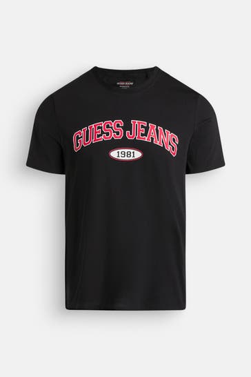 GUESS T-Shirt schwarz