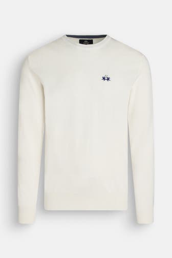 LA MARTINA Strickpullover weiß