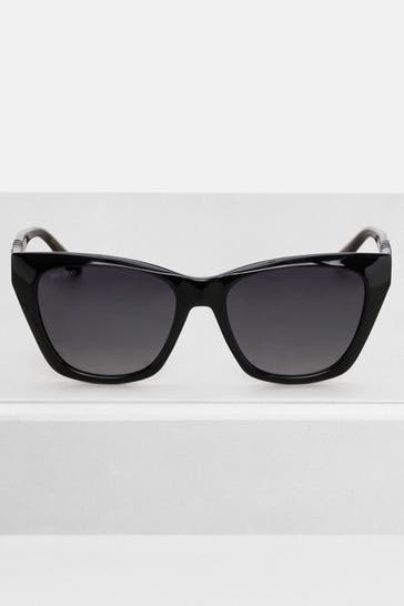 JIMMY CHOO Sonnenbrille 'Rikki/G/S' schwarz