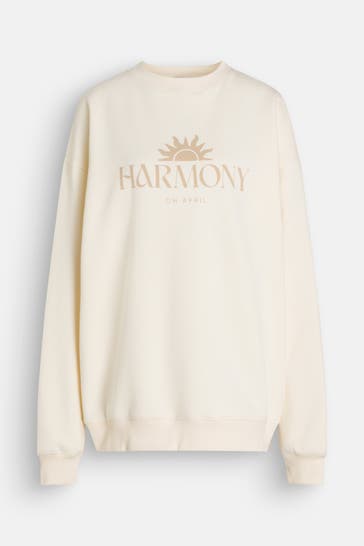 OH APRIL Sweatshirt 'Harmony' vanille