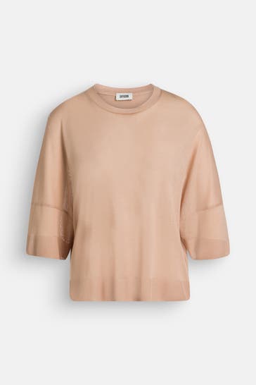 DRYKORN Strickshirt 'Kusia' hellbraun