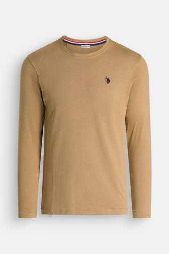 U.S. POLO ASSN. Longsleeve hellbraun