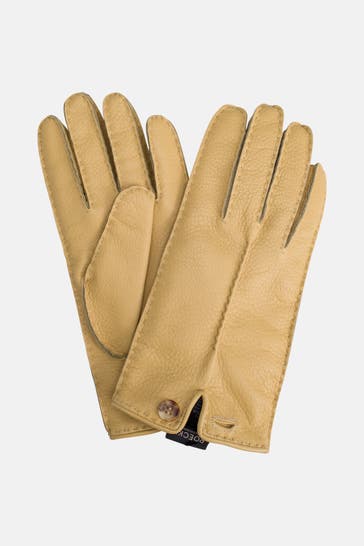 ROECKL Lederhandschuhe 'Vancouver' beige