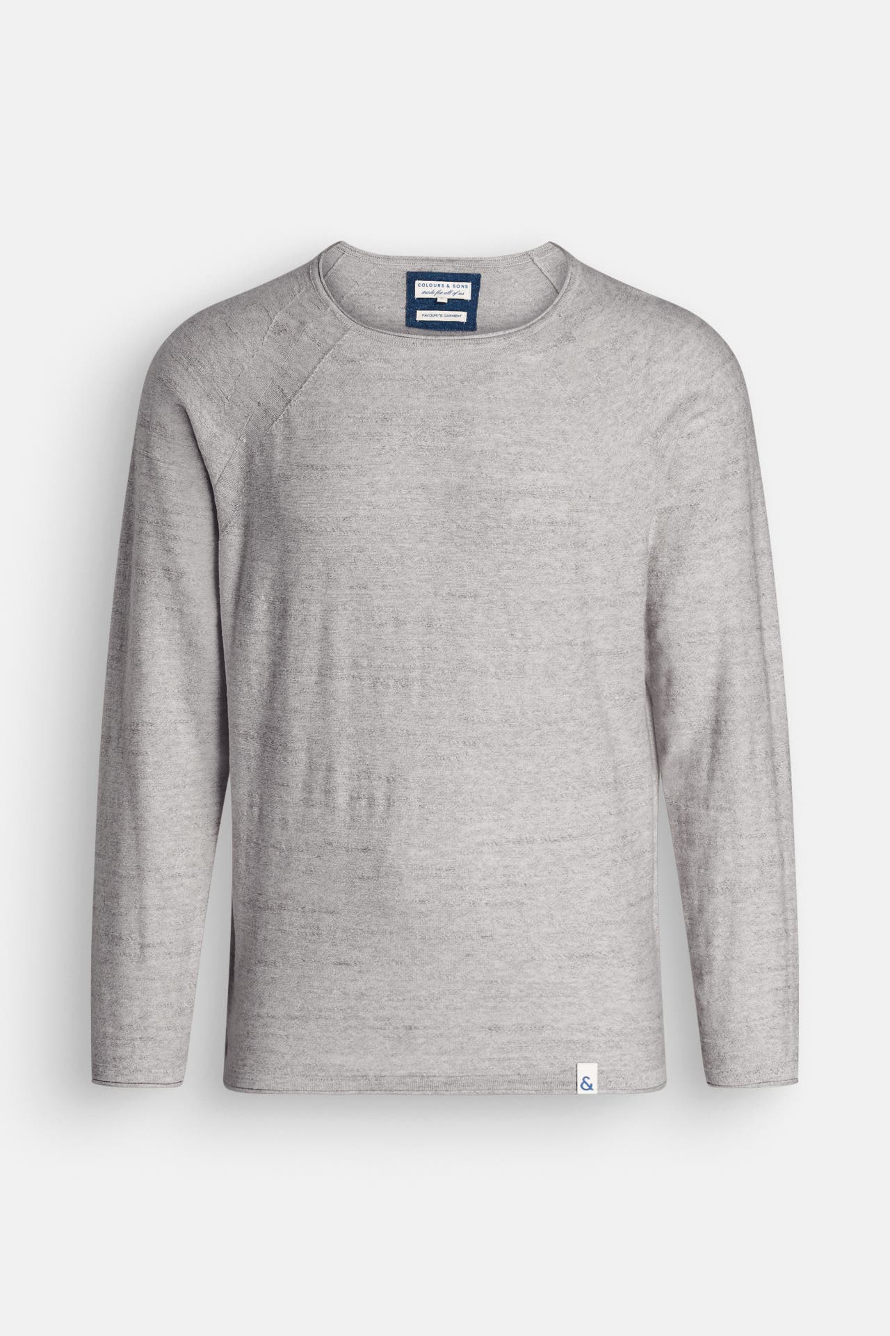 COLOURS & SONS Strickpullover grau meliert, Bild 1