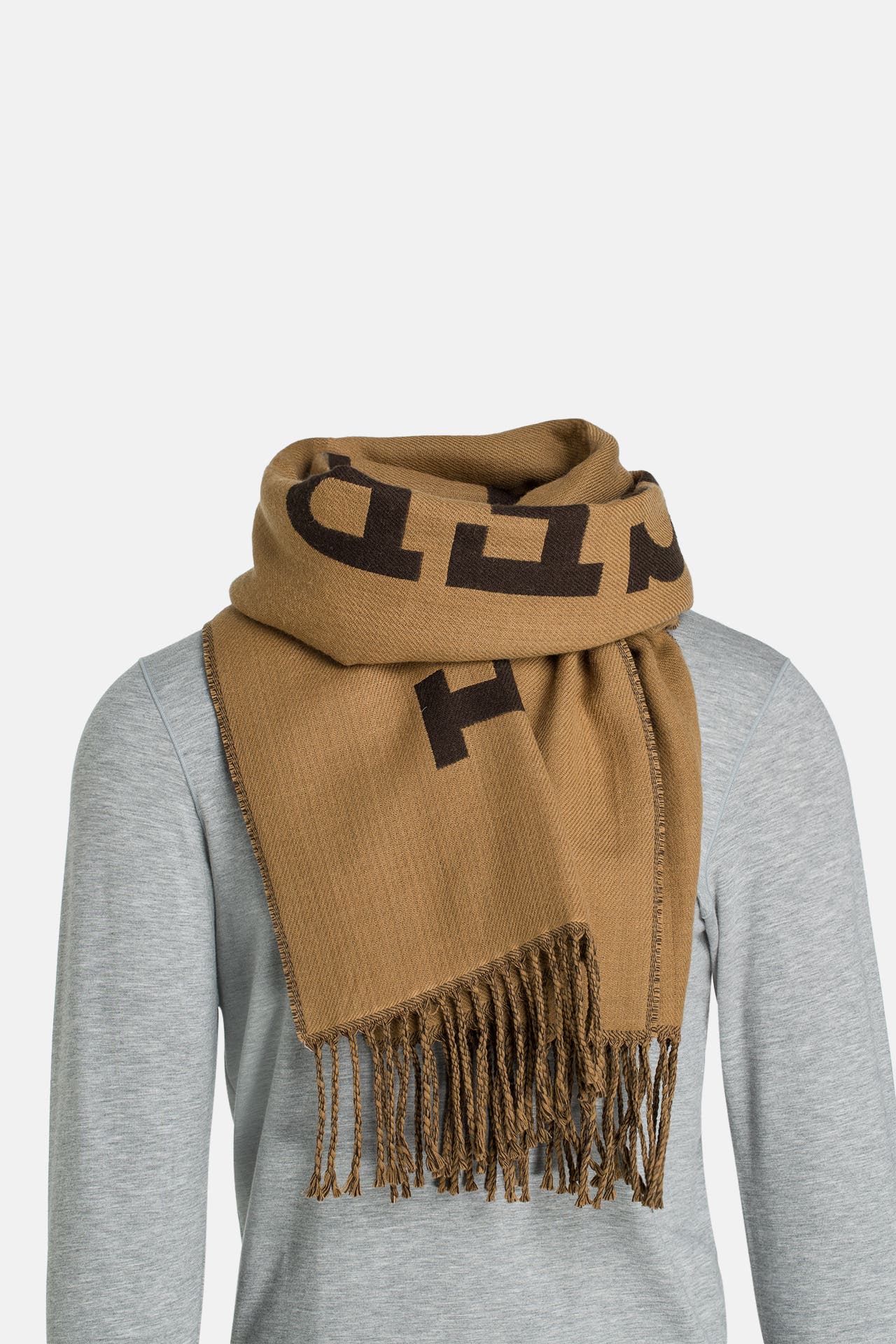 TOMMY HILFIGER Wollschal 'Monotype' camel, Bild 1