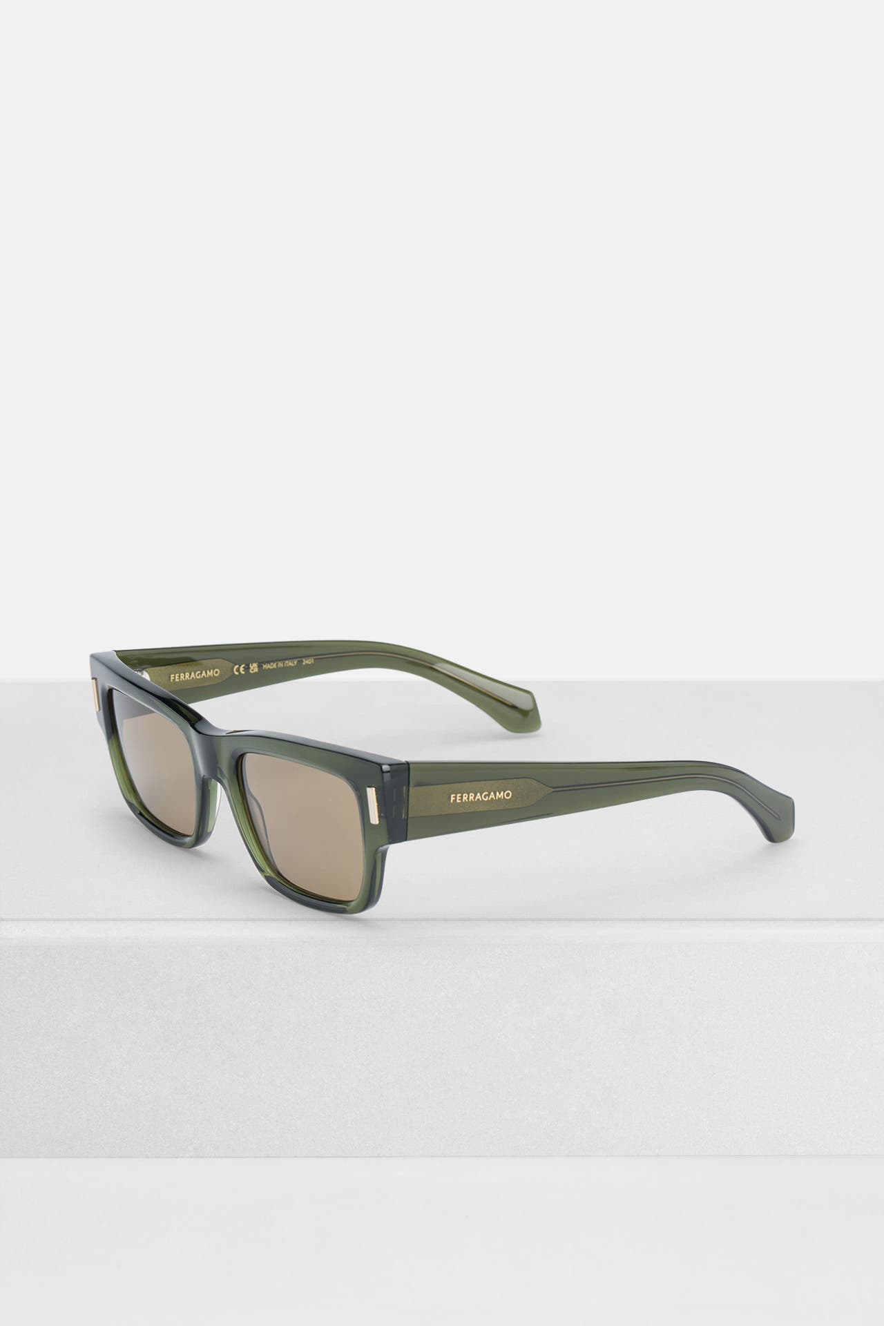 FERRAGAMO Sonnenbrille dunkelgrün, Bild 1