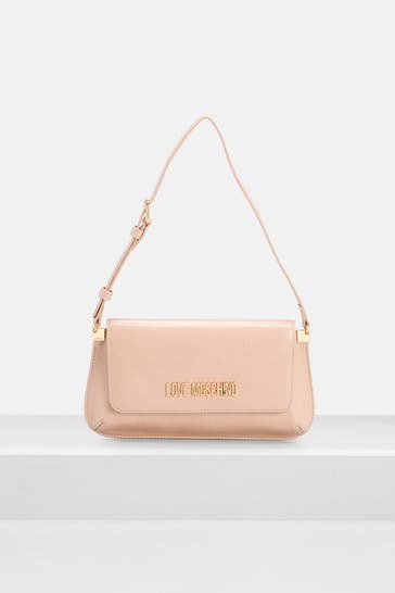 LOVE MOSCHINO Schultertasche Signature Love' nude
