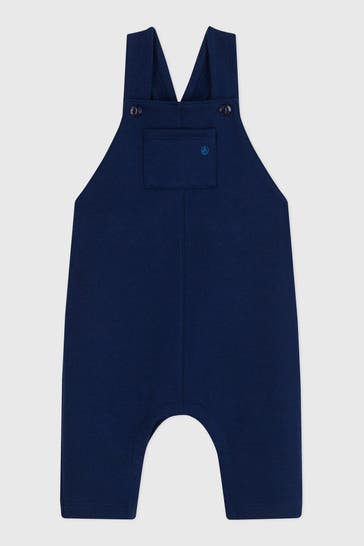 PETIT BATEAU Latzhose dunkelblau