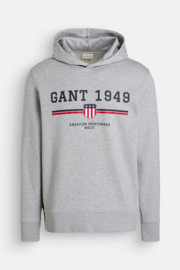 GANT Hoodie grau