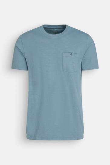 GUESS T-Shirt taubenblau