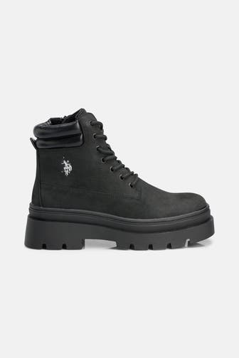 U.S. POLO ASSN. Schnür-Boots 'Shona' schwarz