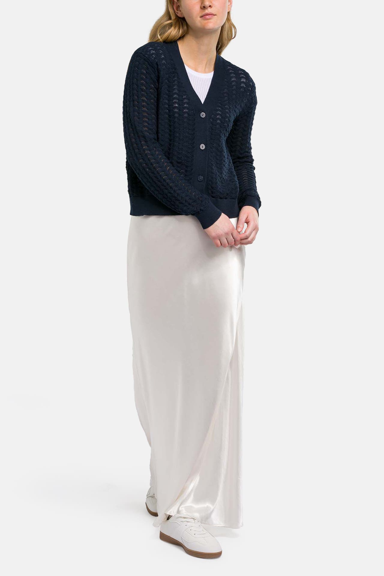 ILSE JACOBSEN Strickjacke navy, Bild 1
