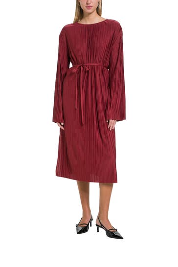 BOSS Kleid ziegelrot