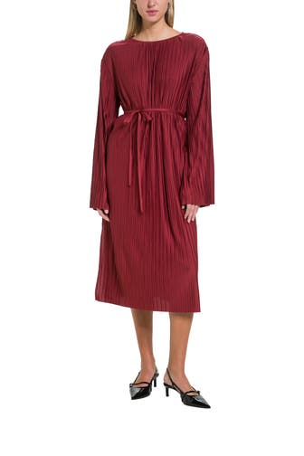 BOSS Kleid ziegelrot