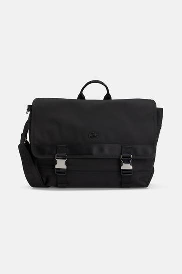 LACOSTE Umhängetasche schwarz