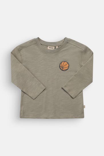 WHEAT Longsleeve graugrün