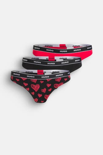 HUGO 3er-Pack Slips mehrfarbig