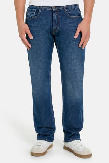 REPLAY Jeans dunkelblau straight