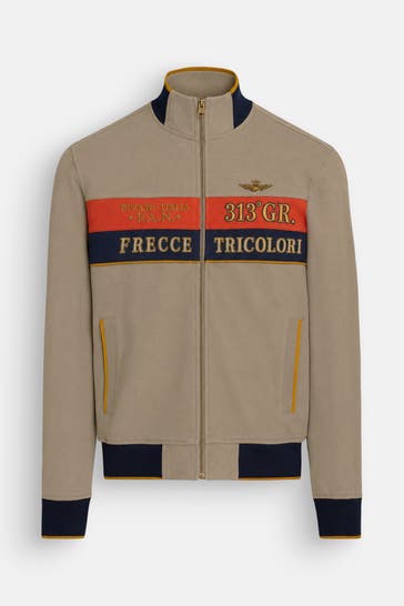 AERONAUTICA MILITARE Sweatjacke graugrün