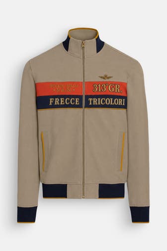 AERONAUTICA MILITARE Sweatjacke graugrün