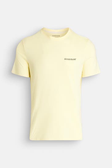 GUESS T-Shirt hellgelb