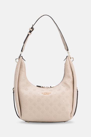 GUESS Schultertasche 'Phoebe' greige