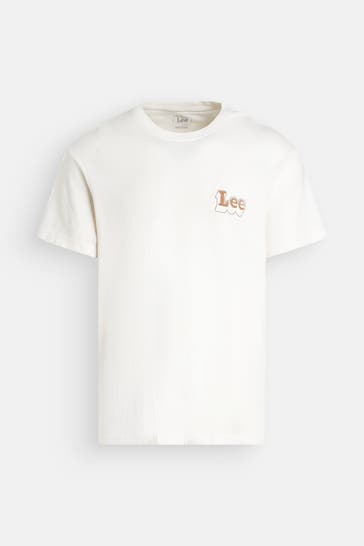 LEE T-Shirt 'Subtle' weiß