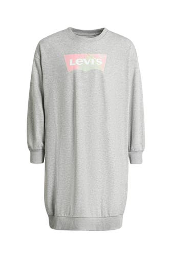 LEVI'S® Sweatkleid hellgrau