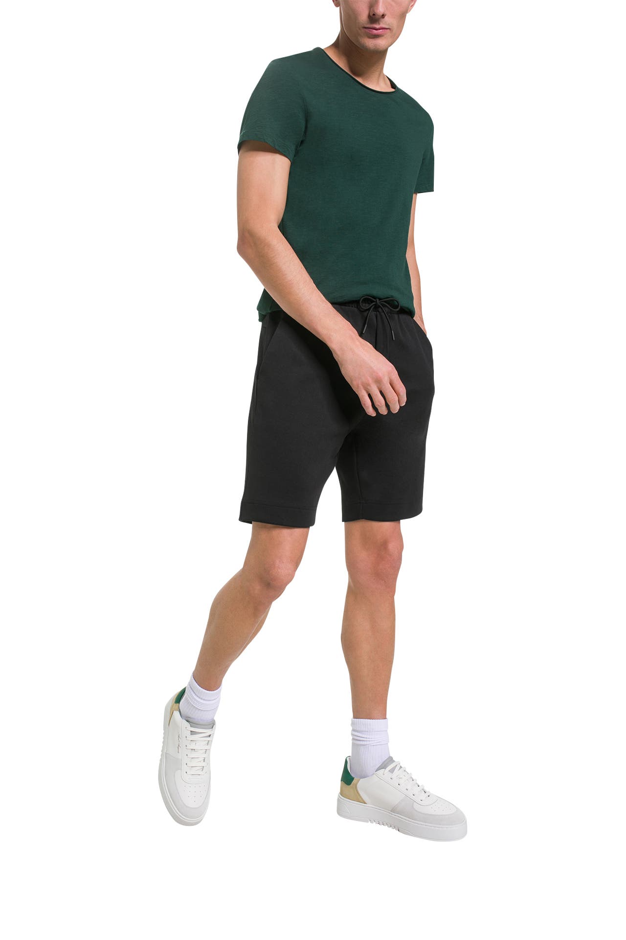 BOSS GREEN Sweat-Shorts 'Headio' schwarz, Bild 1