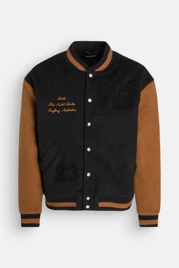 WRSTBHVR Collegejacke 'Eryk' zweifarbig
