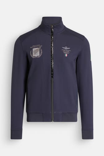 AERONAUTICA MILITARE Sweatjacke dunkelblau