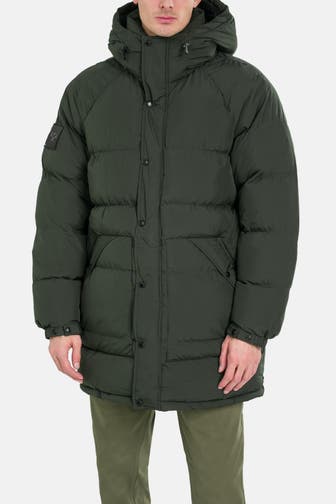 SUPERDRY Steppmantel tannengrün