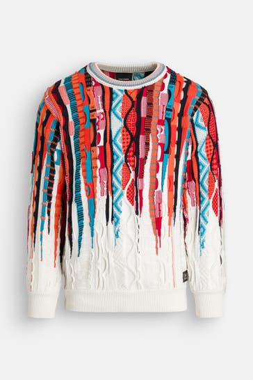 CARLO COLUCCI Strickpullover mehrfarbig