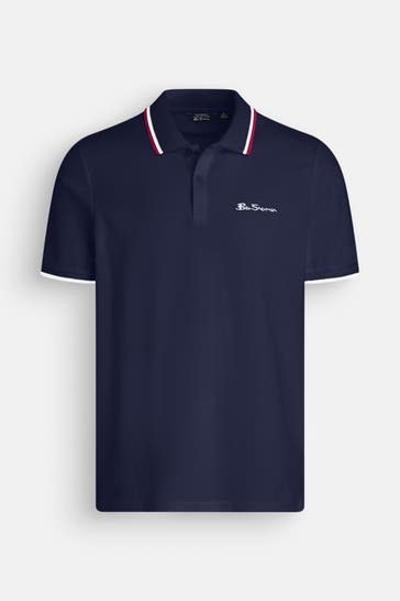 BEN SHERMAN Polo-Shirt dunkelblau