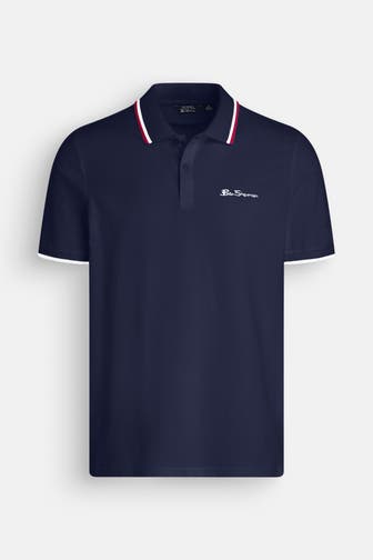 BEN SHERMAN Polo-Shirt dunkelblau
