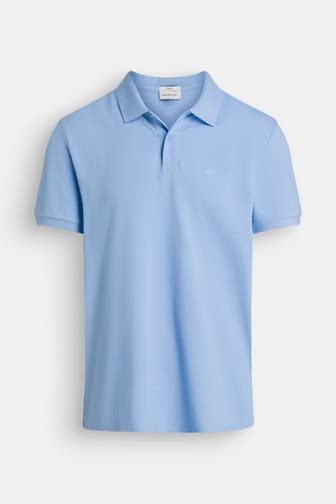 CK JEANS Polo-Shirt taubenblau