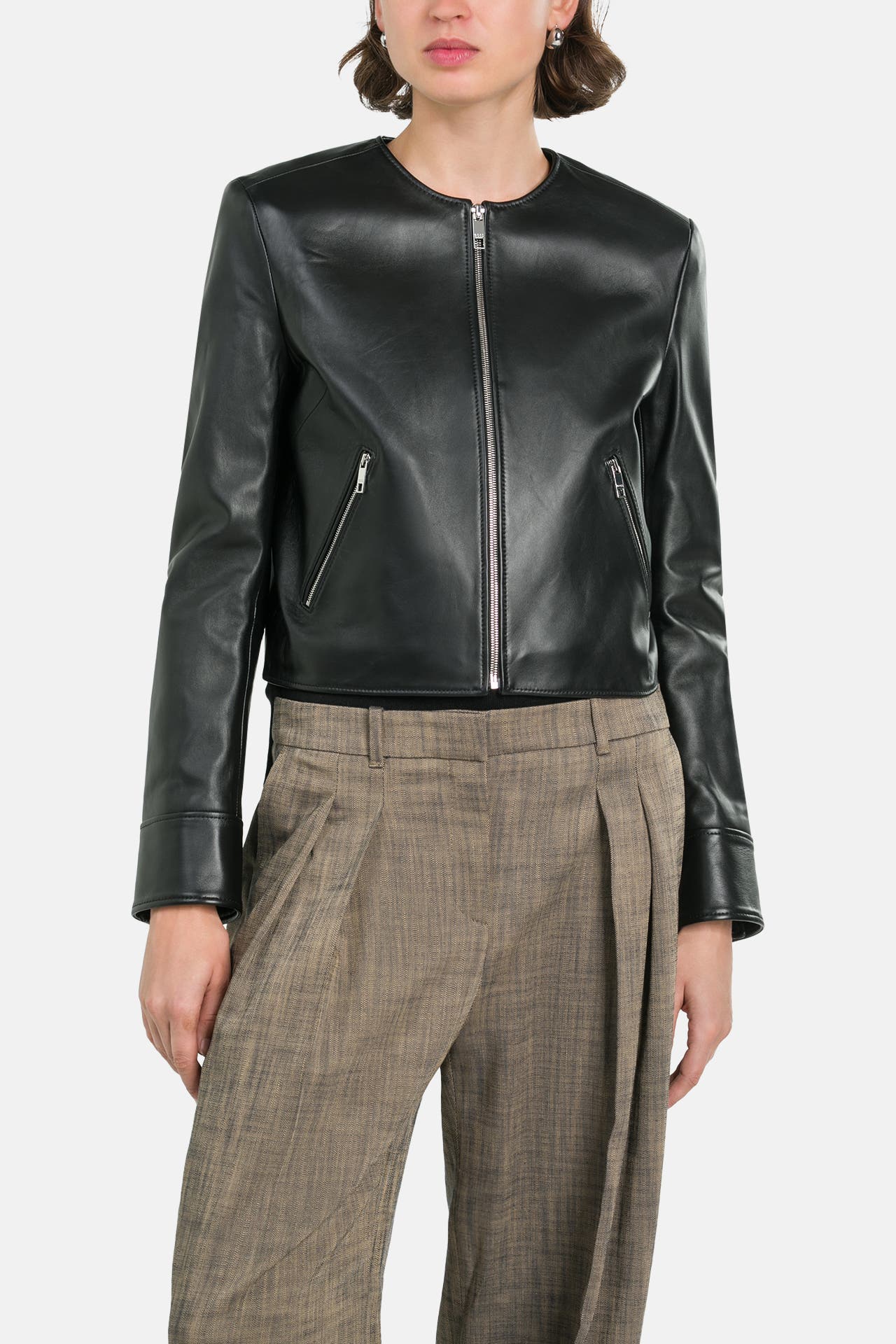 BOSS Lederjacke 'Sadenita' schwarz, Bild 1