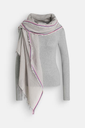 CODELLO Schal hellgrau