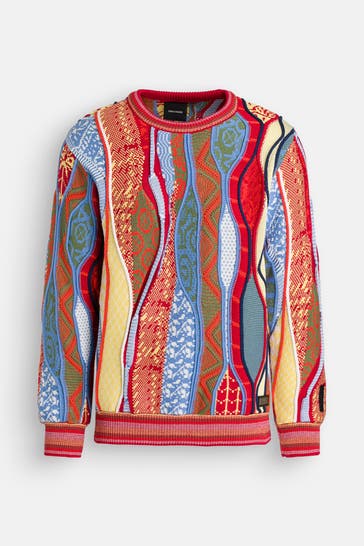 CARLO COLUCCI Strickpullover mehrfarbig
