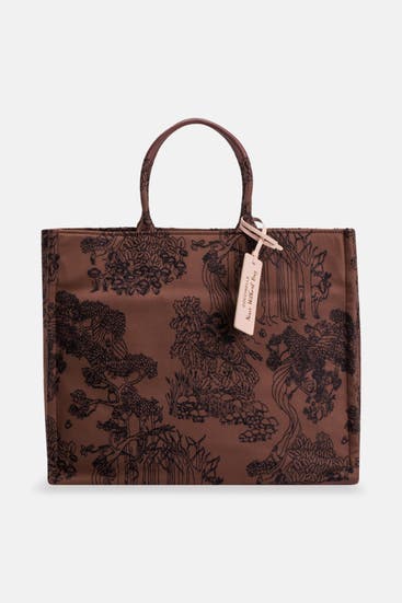 COCCINELLE - Handtasche braun gemustert