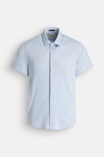 DSTREZZED Kurzarmhemd 'Anthony' hellblau