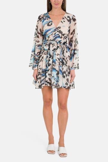 GUESS Casual-Kleid 'Laila' gemustert