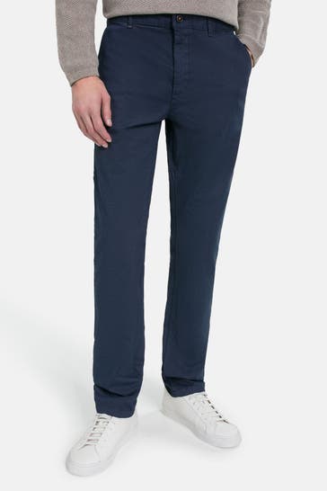 BOSS Chino dunkelblau slim