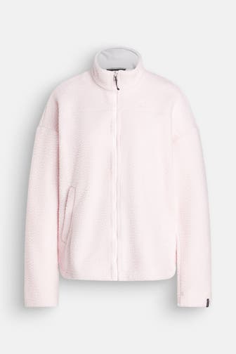 SCHÖFFEL Teddyfleece-Jacke rosa