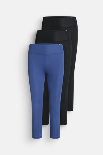 SMILODOX 3er-Pack Tights mehrfarbig