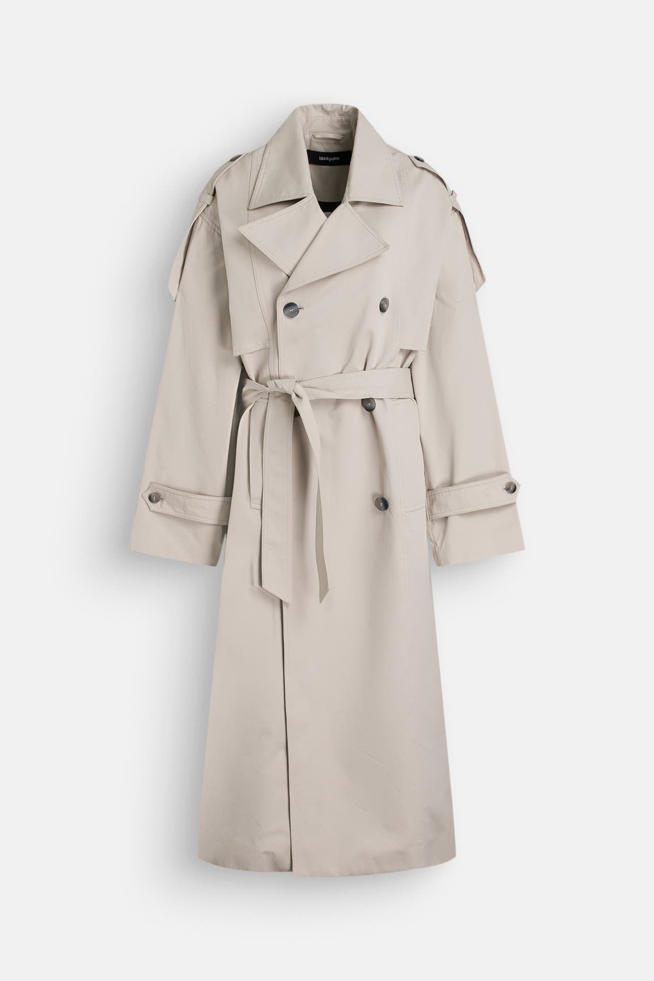 BLACK PALMS Trenchcoat 'Cori' greige, Bild 1