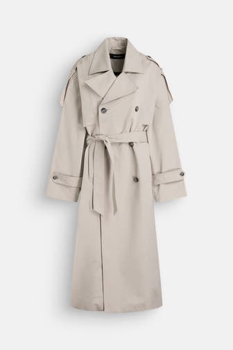 BLACK PALMS Trenchcoat 'Cori' greige