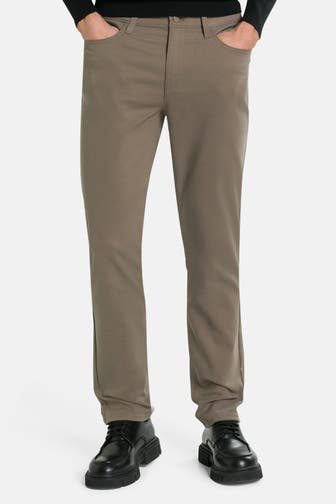 CALVIN KLEIN Stoffhose steingrau