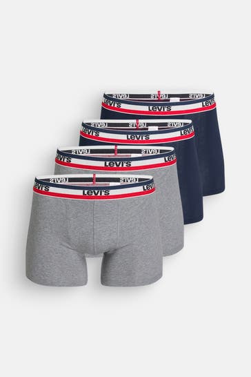 LEVI'S® 4er-Pack Boxer Trunks mehrfarbig