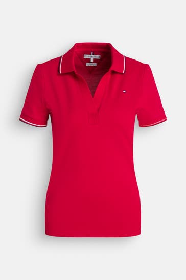 TOMMY HILFIGER Polo-Shirt rot